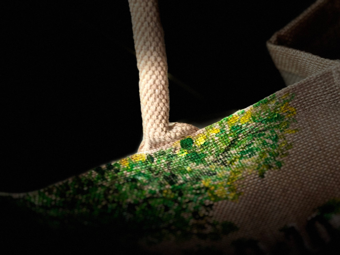 Customized Tree Jute Tote