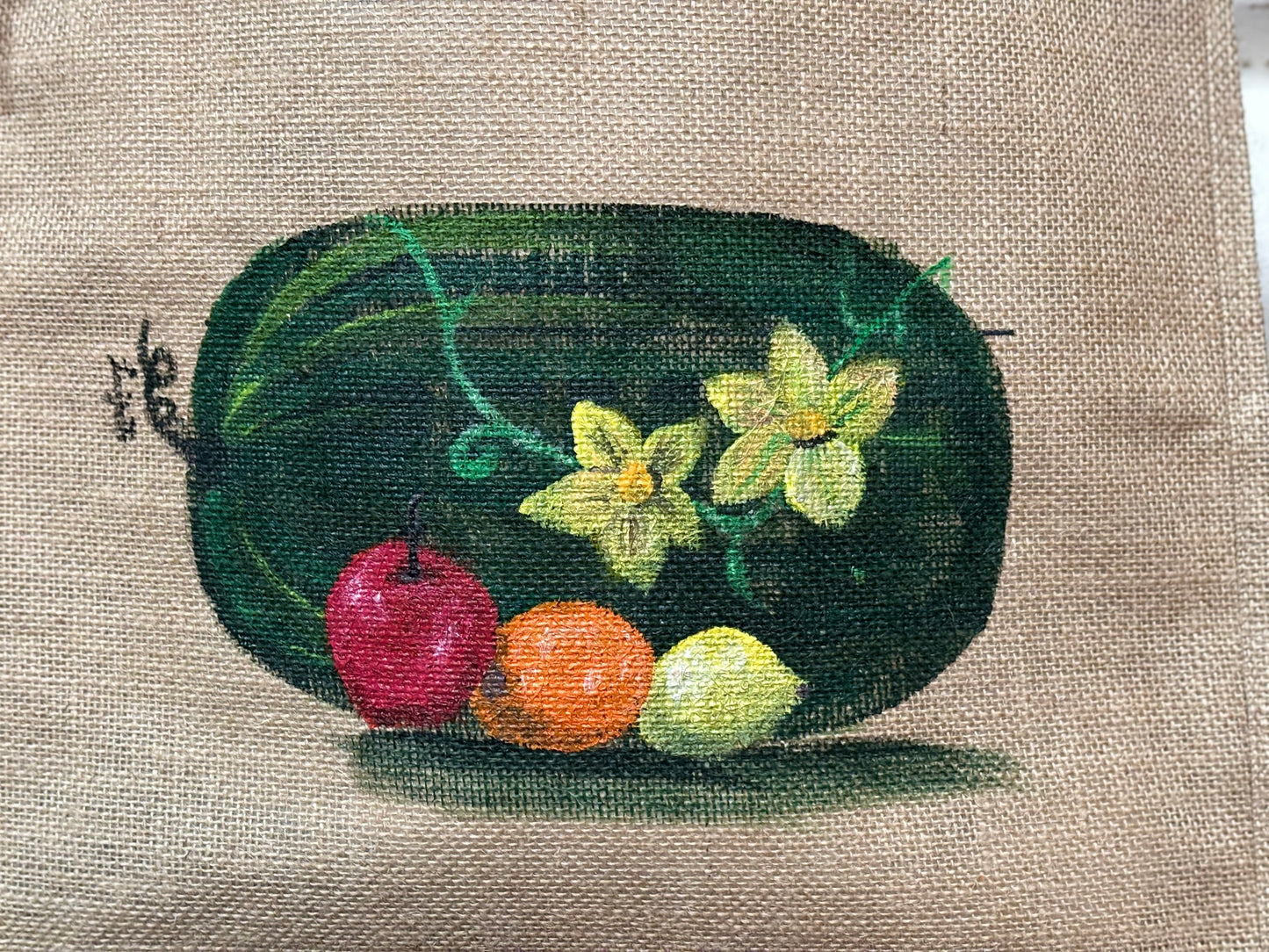 Totey Fruity Hand Painted Tote