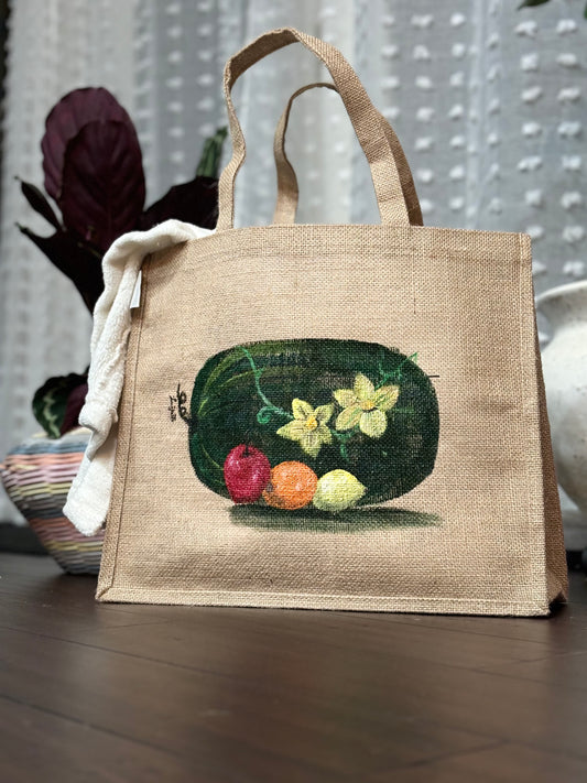 Totey Fruity Hand Painted Tote
